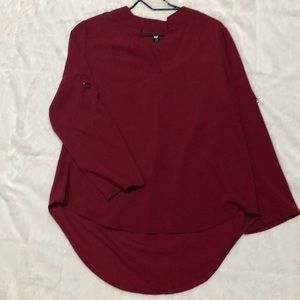 Maroon dress shirt
